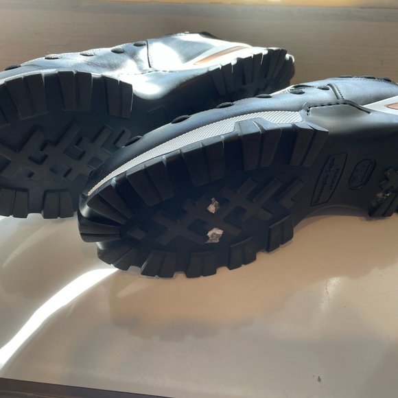 Ermenegildo Zegna Couture Leather Sneakers Shoes Black US Italy - Picture 3 of 10